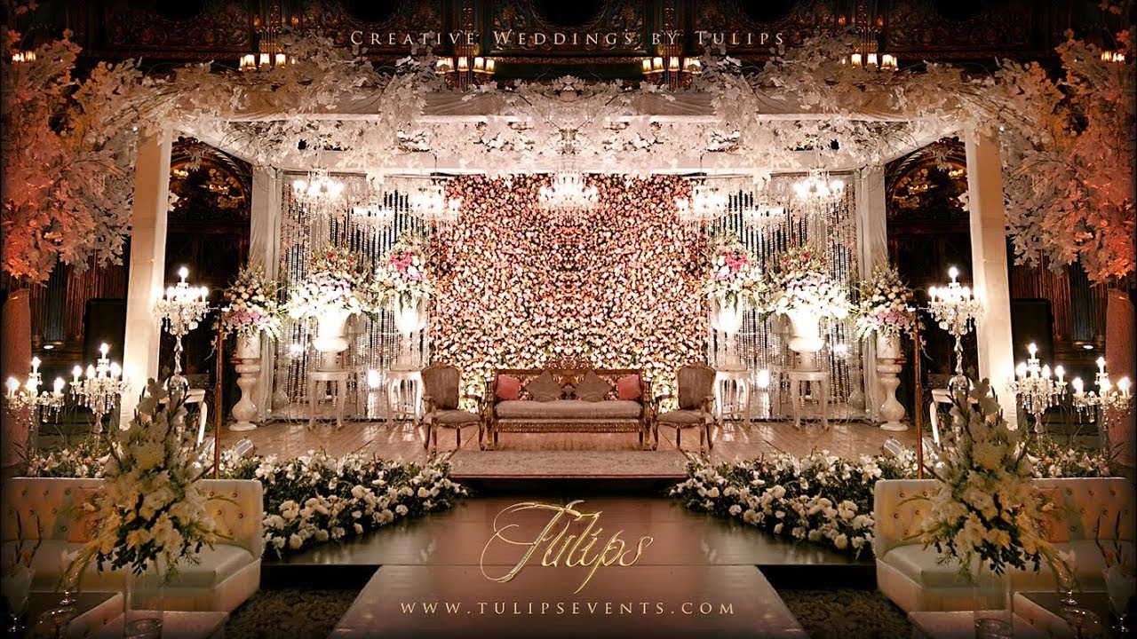 Top Best Pakistani Wedding Stages Decor Tulips Events in Pakistan