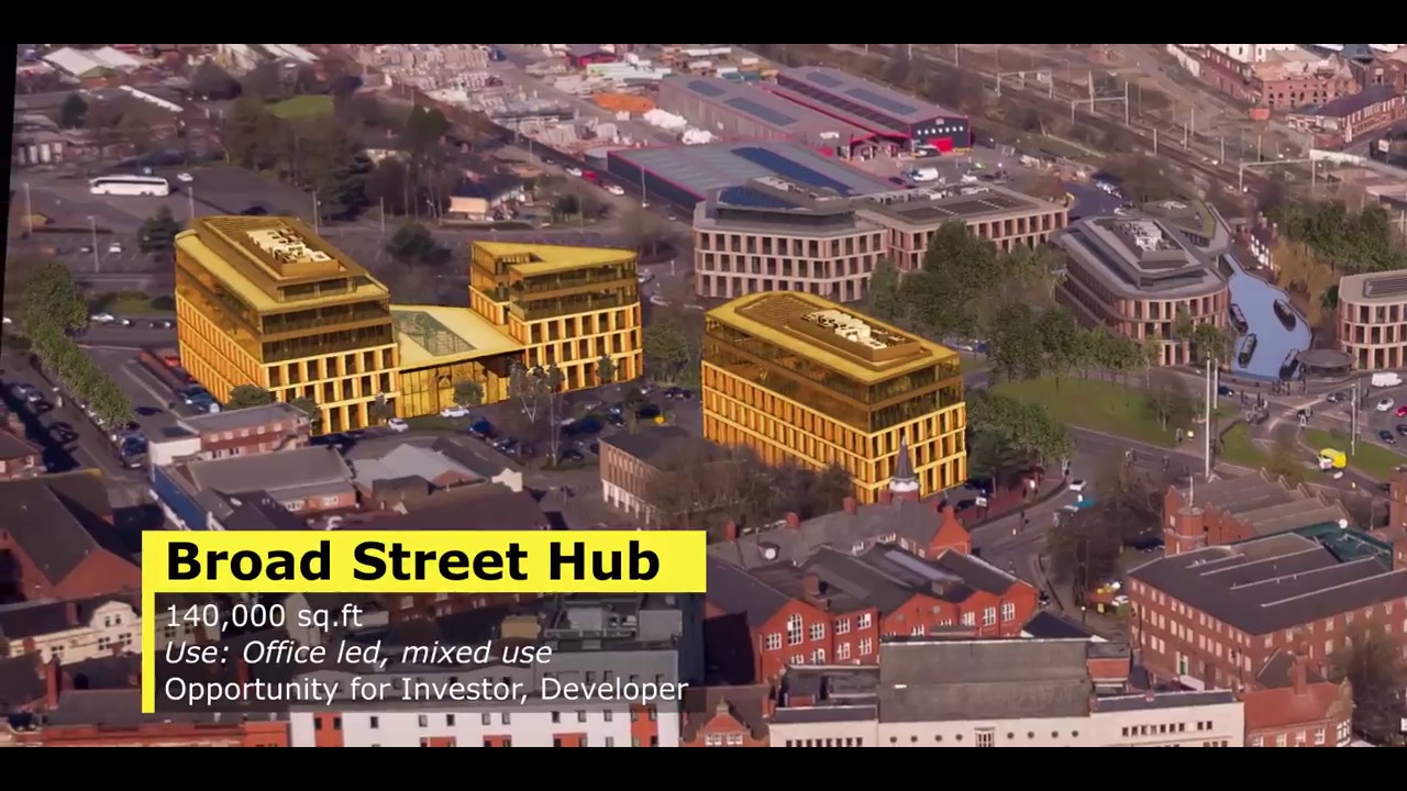The Commercial Gateway - Inner City Regeneration 3D Architectural Masterplan Animation