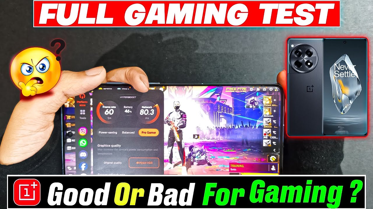 OnePlus 12R Full Gaming Test 🔥 BGMI & Free Fire FPS + Heating Test 😱 With FPS Meter | Buy or Not ?