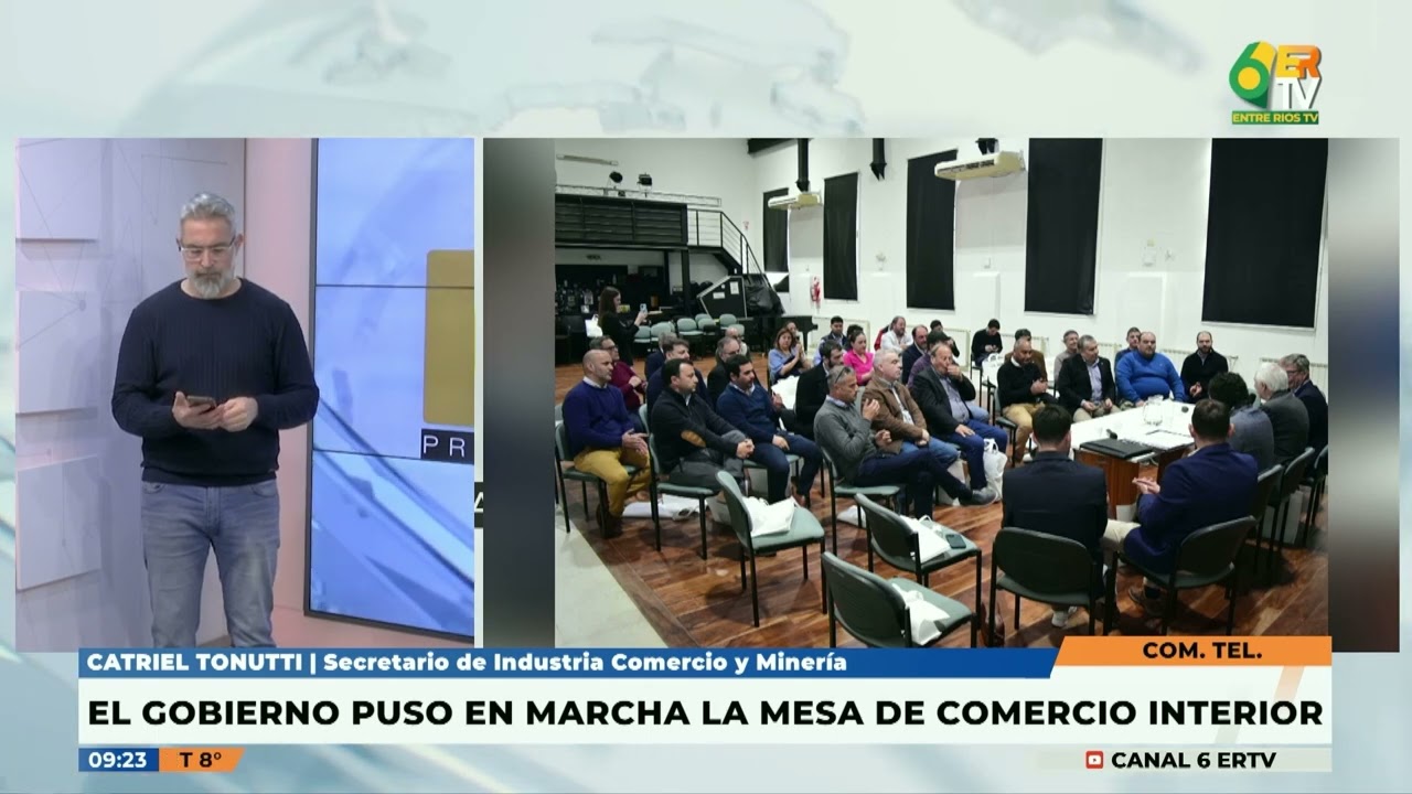 Catriel Tonutti - Entre Rios conformó la mesa de comercio interior
