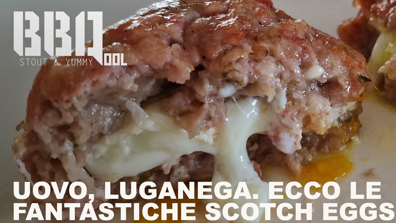 Le scotch eggs al barbecue. Un classico per colazione o per sempre!