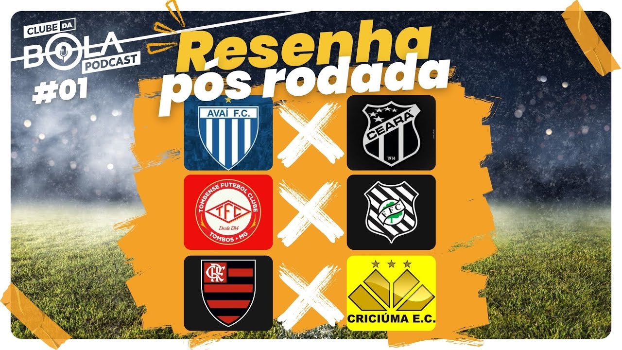 O polêmico Flamengo x Criciúma e mais um tropeço do Figueirense - Clube da Bola Podcast #01