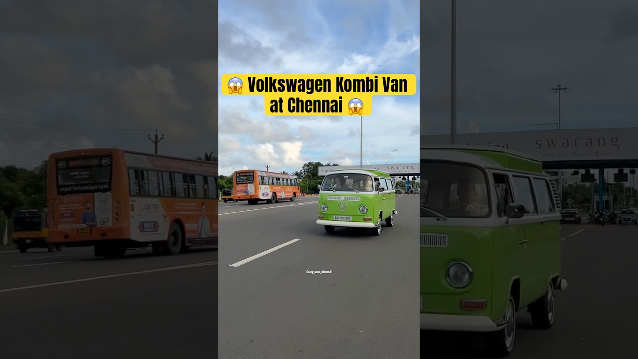 😱Volkswagen Van at Chennai😱 #volkswagen #kombi #camper #campervan #camping #shorts #vanlife #van