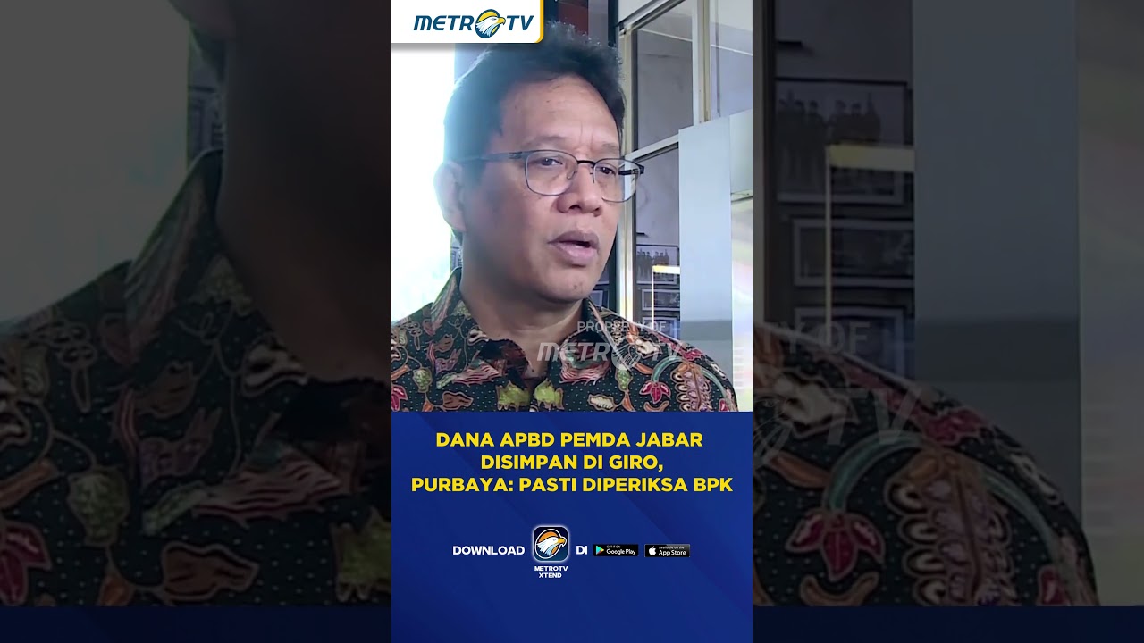 APBD Jabar Disimpan di Giro, Purbaya: Pasti Diperiksa BPK #shorts #purbaya #kdm #jawabarat