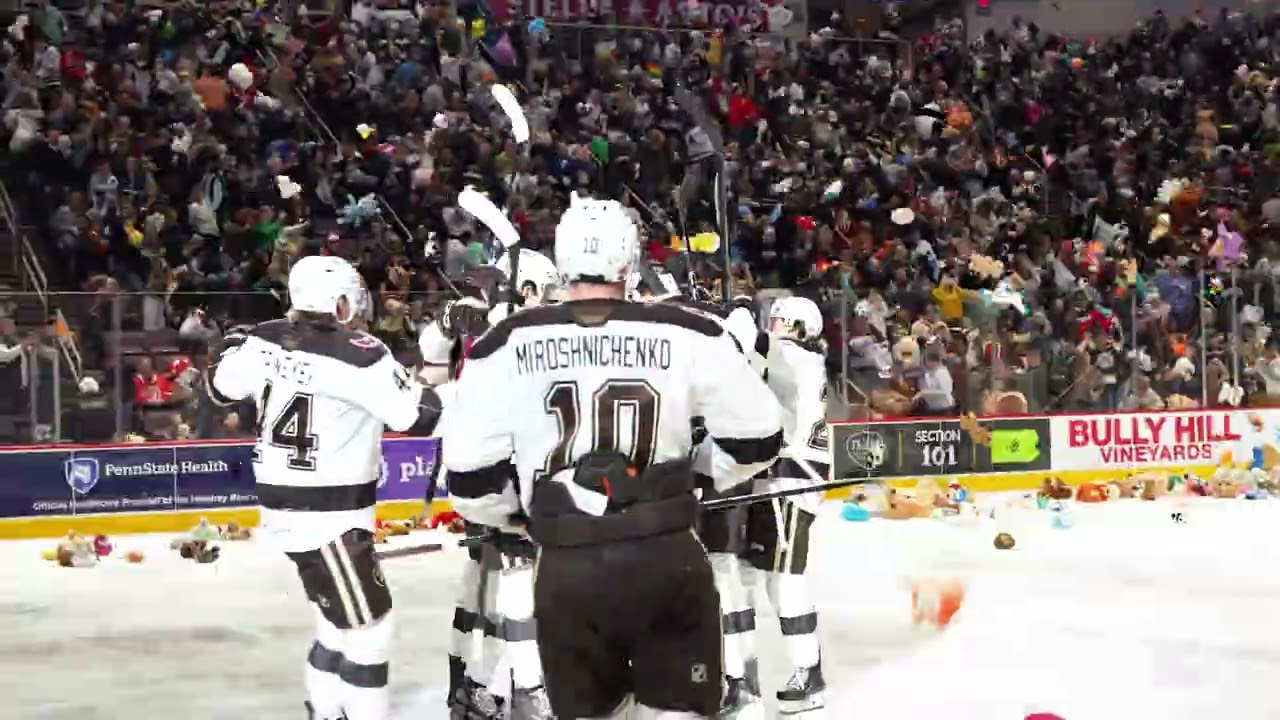 2026 Hershey Bears GIANT Teddy Bear Toss Goal