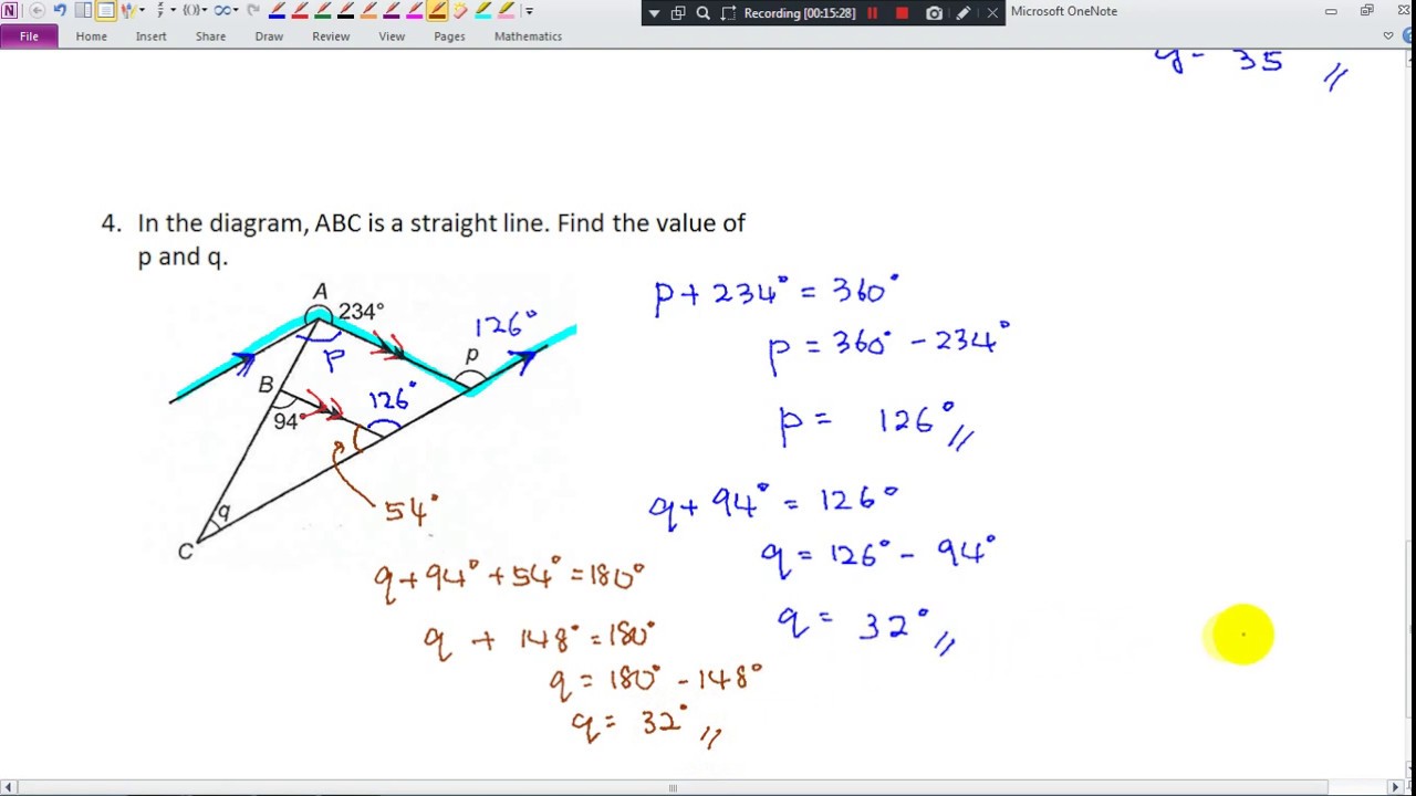 KSSM Form 1 8.3 Angles related to Parallel Lines and Transversals