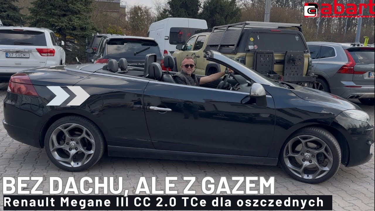 Bez dachu, ale na gazie Renault Megane CC 2.0 TCe po montażu instalacji LPG w @AbartAutoGazSerwis 