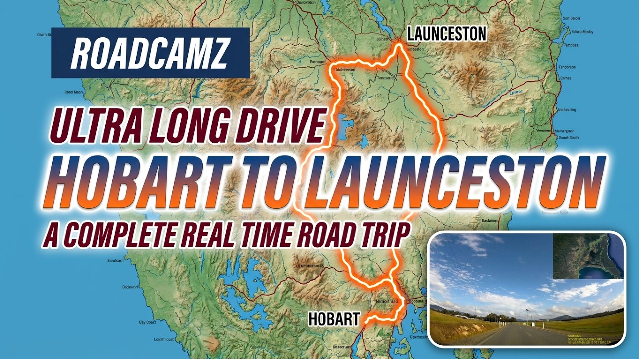 Ultra Long Drive 🚗 🇦🇺 | Hobart to Launceston