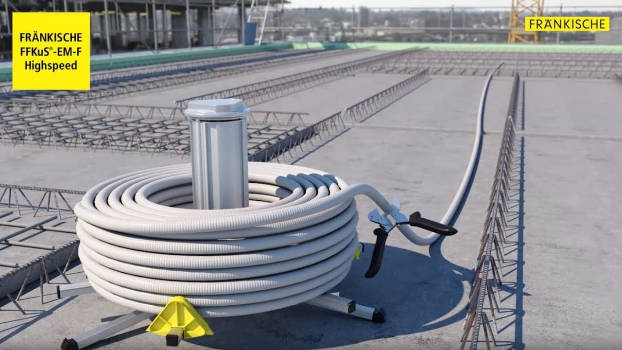 Betoninstallation mit FFKuS®-EM-F Highspeed | FRÄNKISCHE