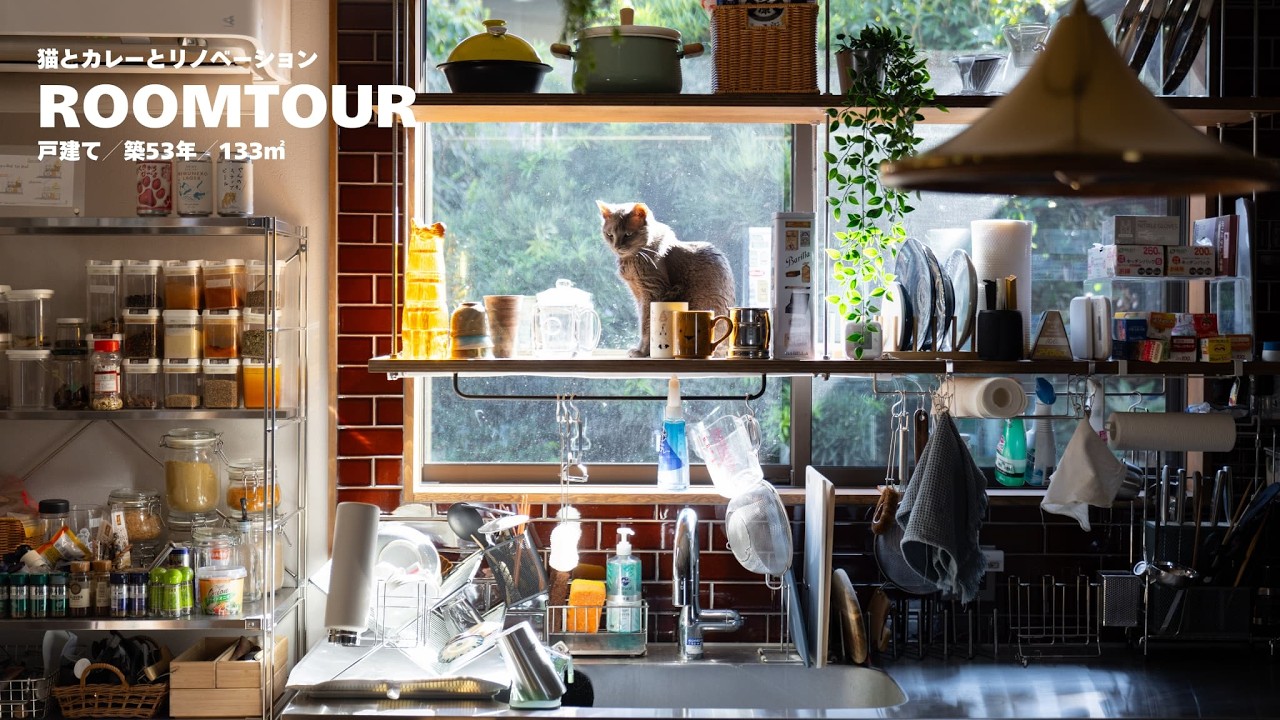 市内から郊外へお引越し｜猫と○○な家｜戸建てリノベーションROOMTOUR！