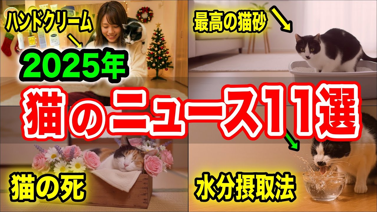 2025年 獣医師くぅが選ぶ猫のニュース・豆知識 総集編【さくら組限定ライブ公式切り抜き】