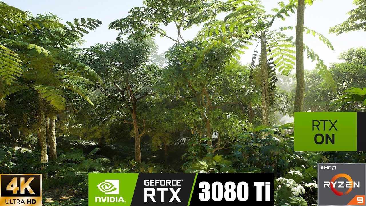 [4K] UNREAL ENGINE 5 | RAINFOREST BIOME | RTX ON + LUMEN | RTX 3080Ti | Ryzen 9 5900X