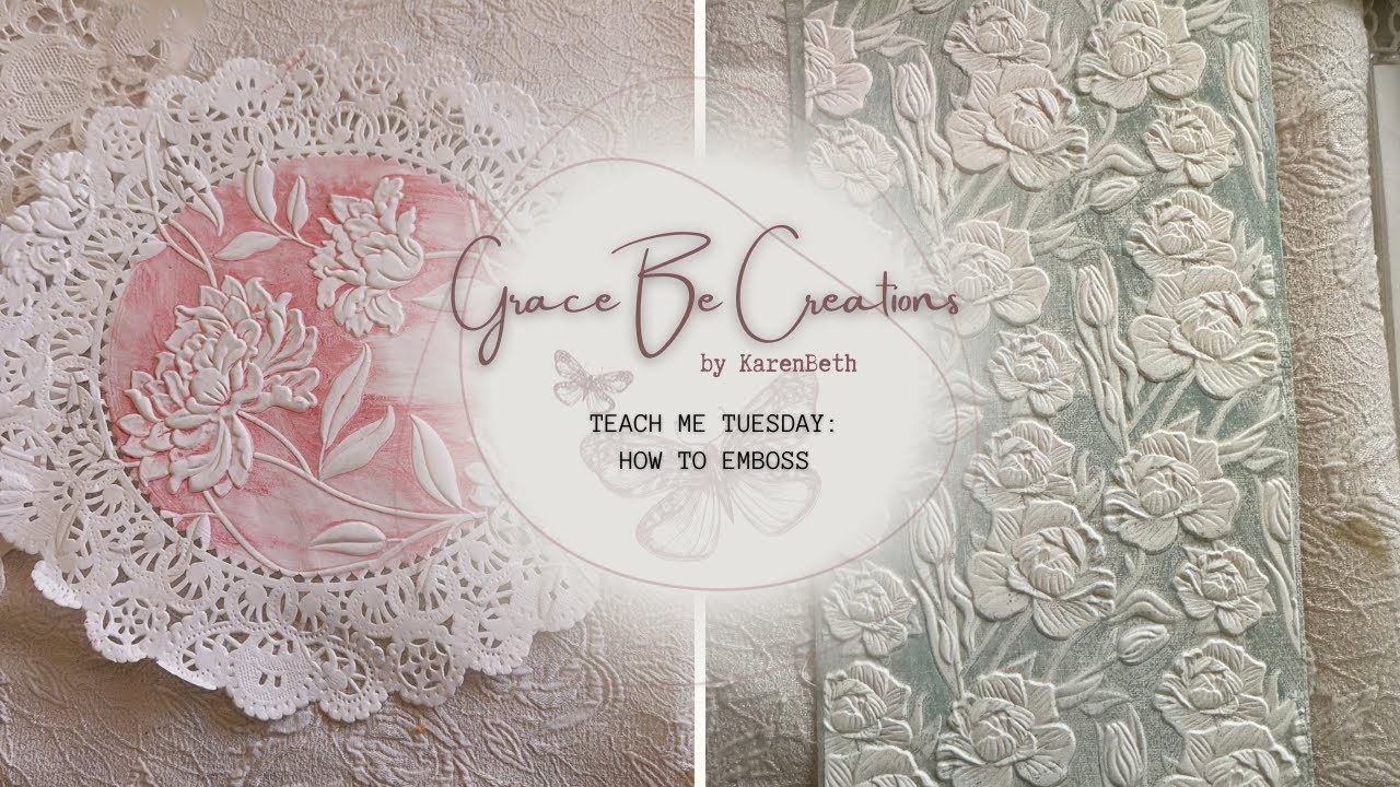 TEACH ME TUESDAY: EMBOSSING PAPER FOR YOUR JUNK JOURNALING