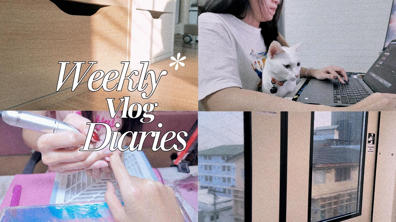 weekly vlog ☁️ resrtting my routine and becoming more productive