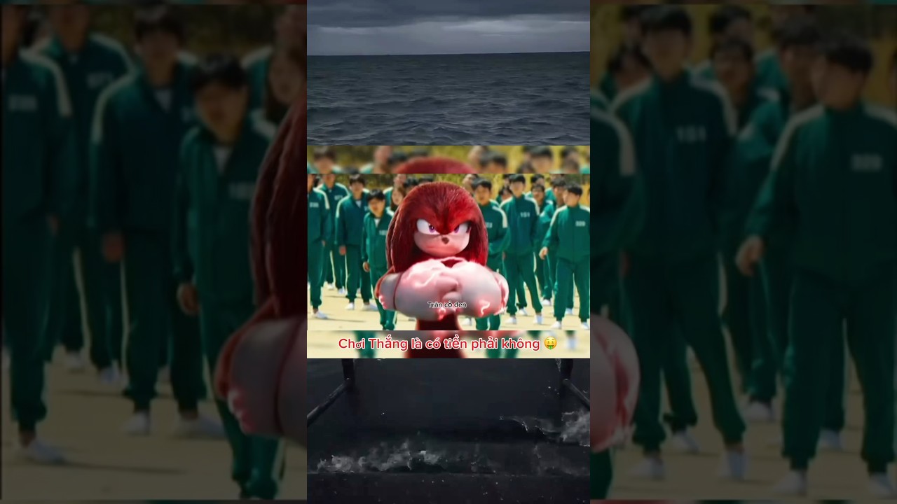 nh&iacute;m sonic tham gia tr&ograve; chơi con mực 🦑 p3 ( Cre: ActiveSufi )#meme #squidgame2 #haihuoc #sonic