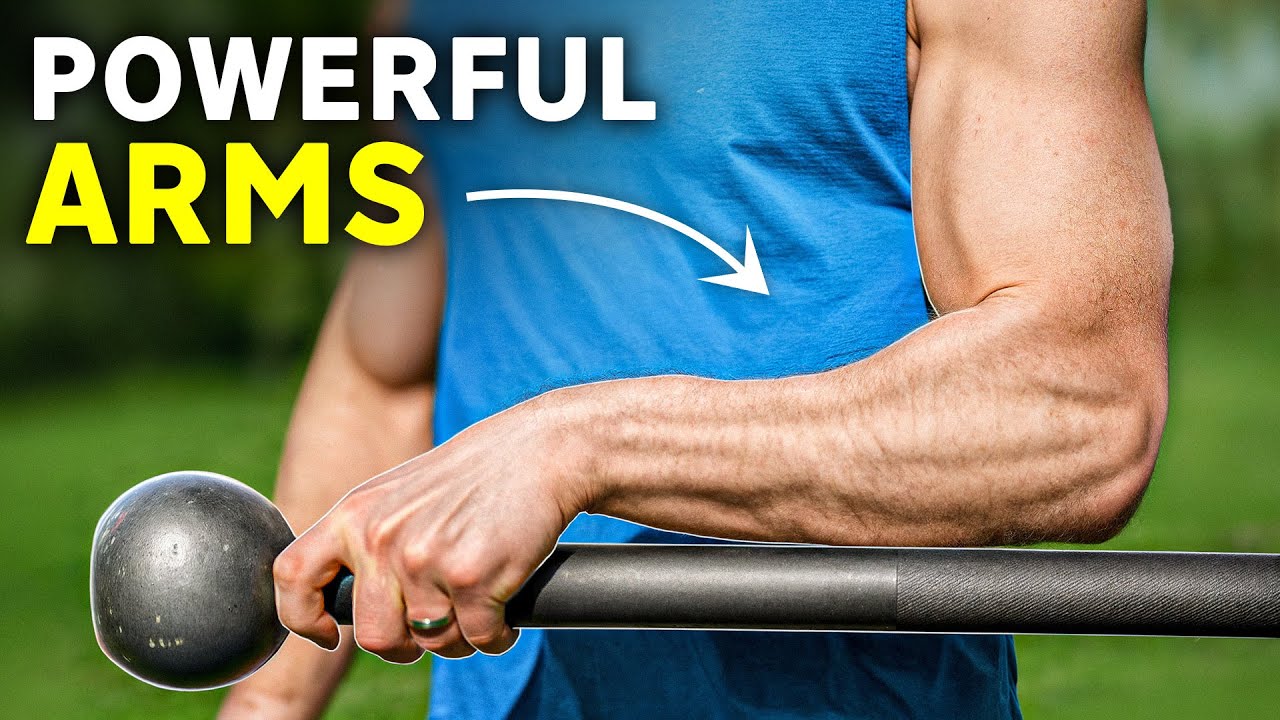 Flow Curl with Steel Mace: The Secret to Functional Arm Strength & Ripped Biceps