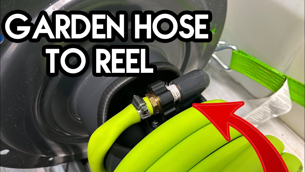 How to Connect Garden Hose to High Pressure Hose Reel