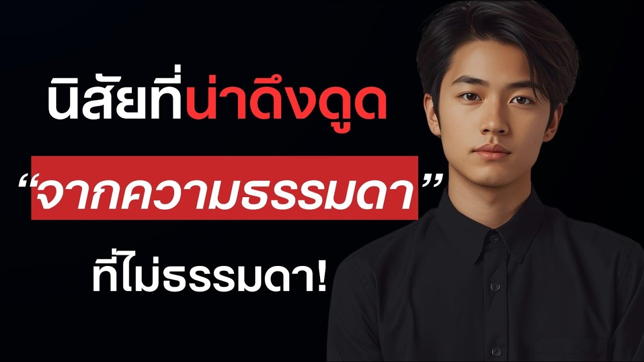 นิสัยที่น่าดึงดูด ‘’จากความธรรมดา ที่ไม่ธรรมดา‘’ ?