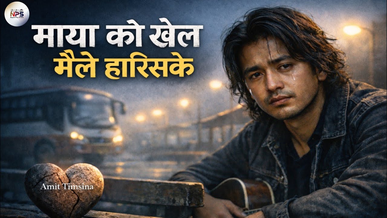 Maya Ko khel Maile Harisake | माया को खेल मैले हारीसके | Nepali Emotional Pop Ballad | Amit Timsina