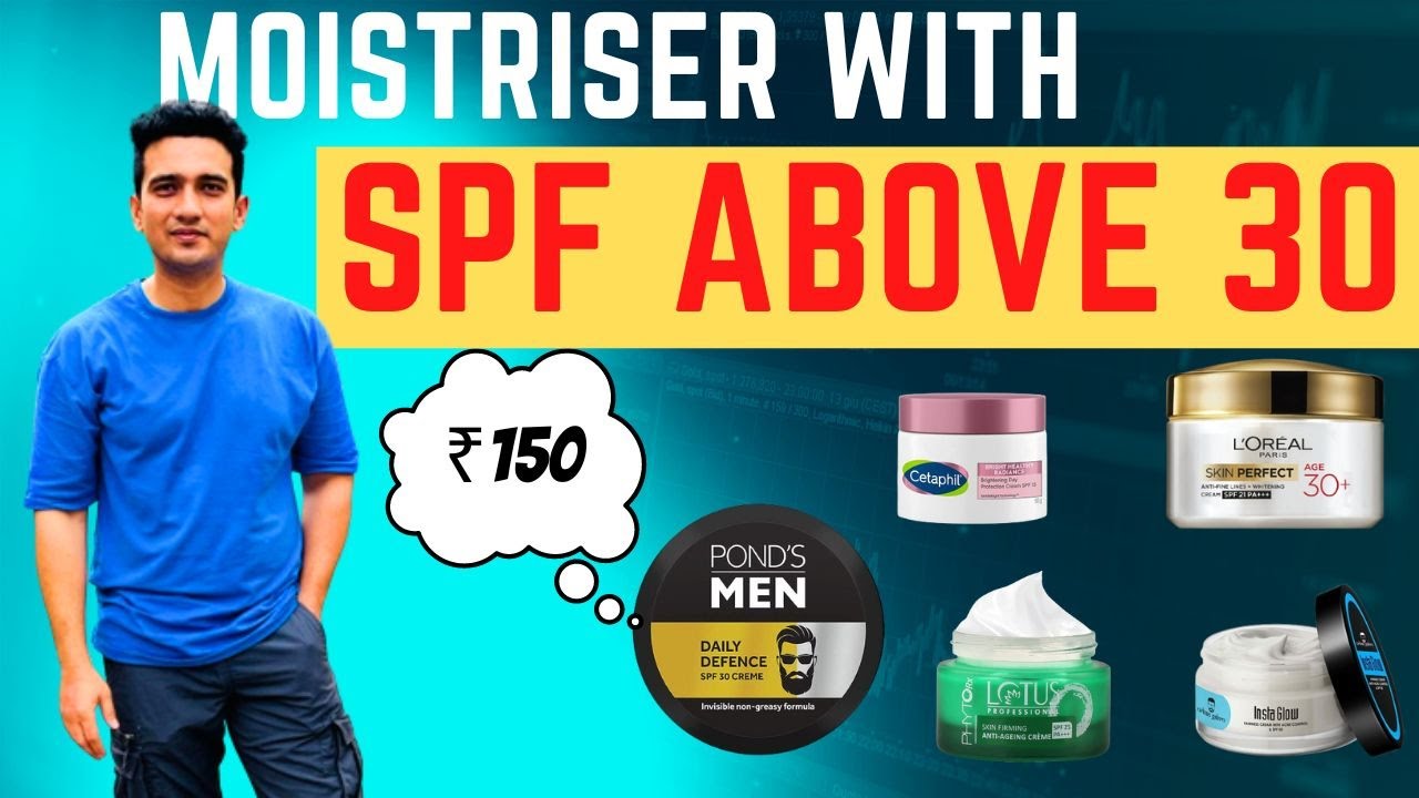 Top 5 Face Cream with SPF for Men | Best Face Moisturizer under 500 | Moisturizer with sunscreen