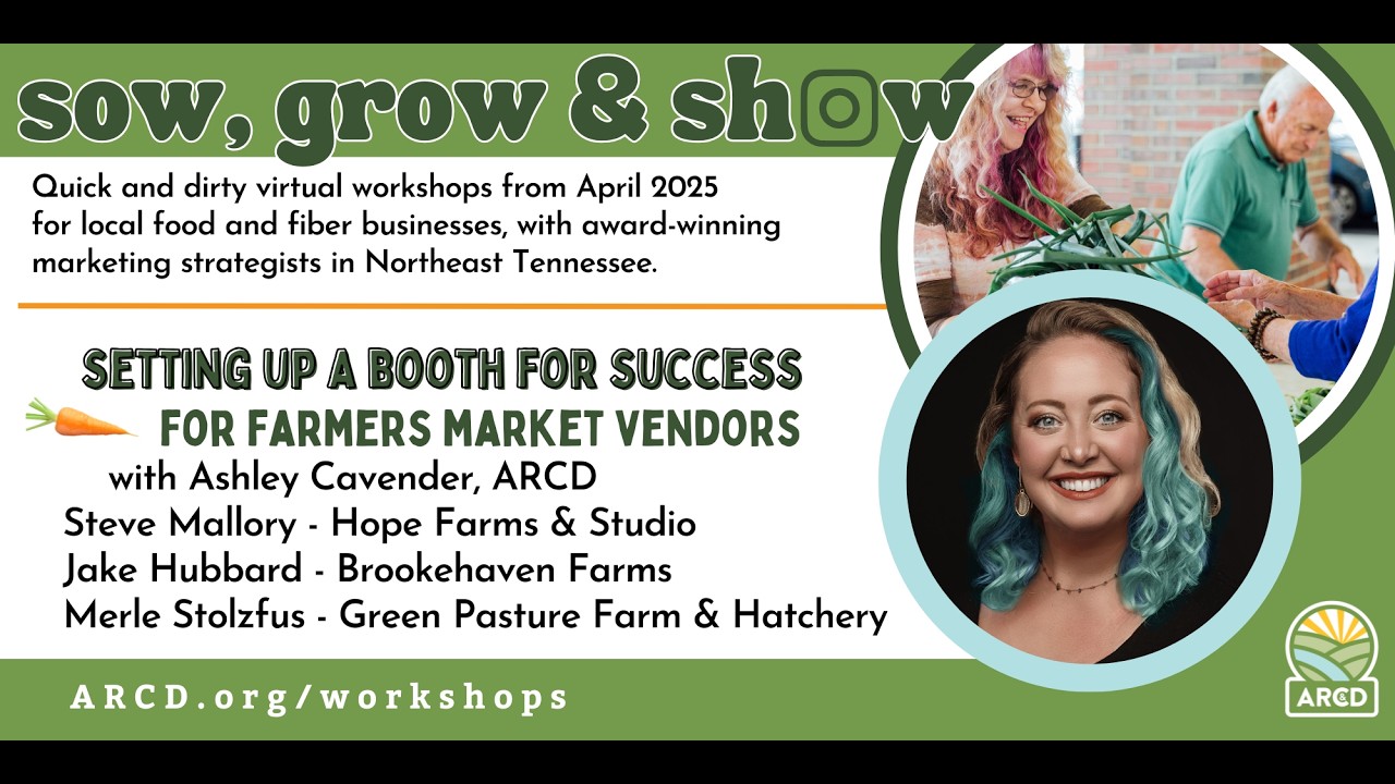 Retail booth design for farmers market vendors, learn from some of most engaging farmers - ARCD