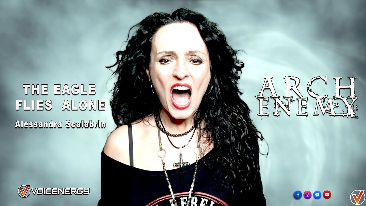 THE EAGLE FLIES ALONE - Alessandra Scalabrin #cover Arch Enemy