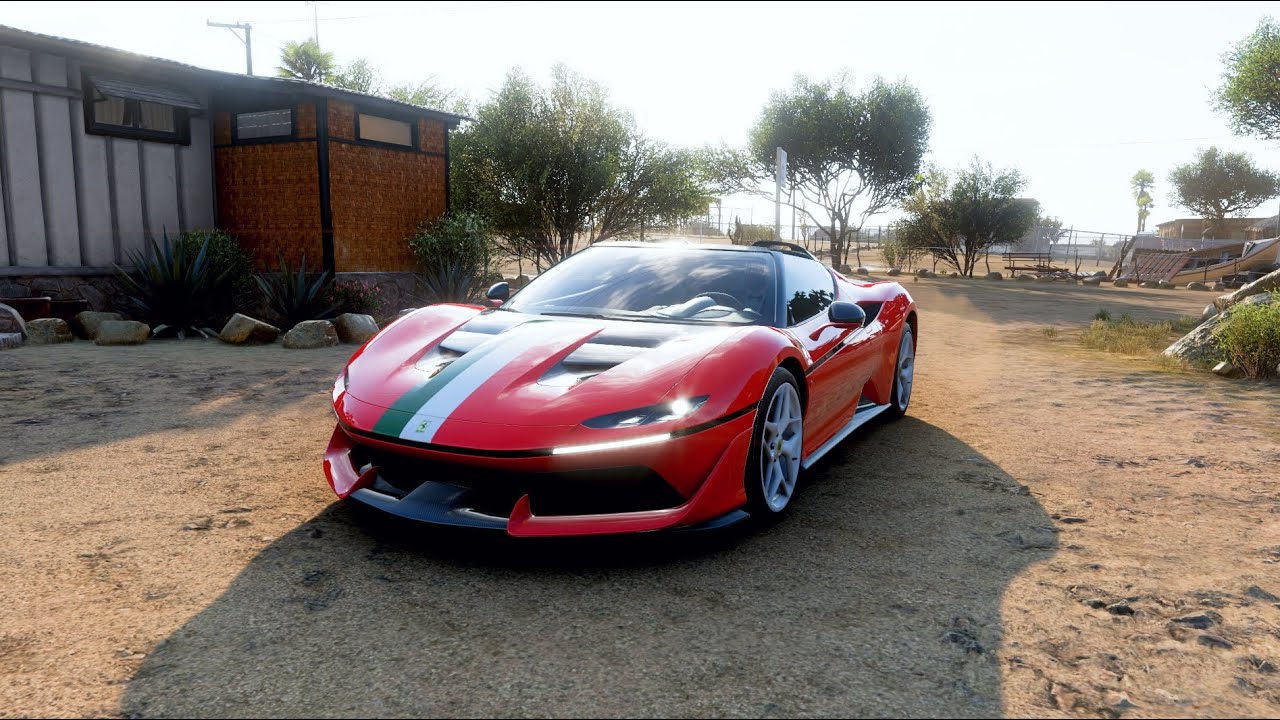 කොහොමද FERRARI කාර් එකේ ගැම්ම
