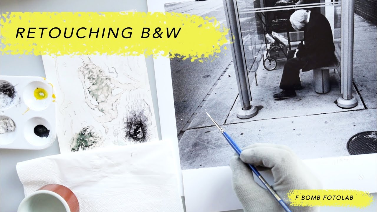 Retouching darkroom handprints