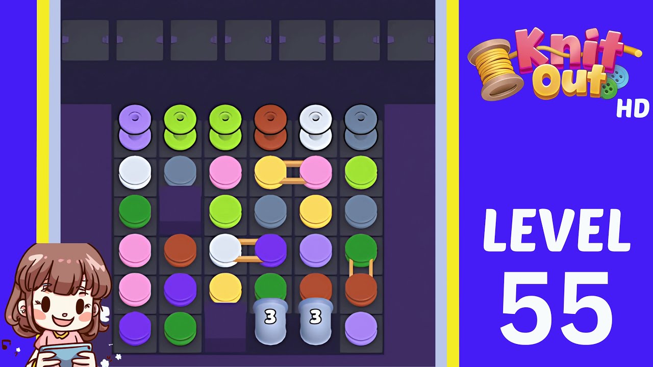 Knit Out Level 55 Solution Walkthrough