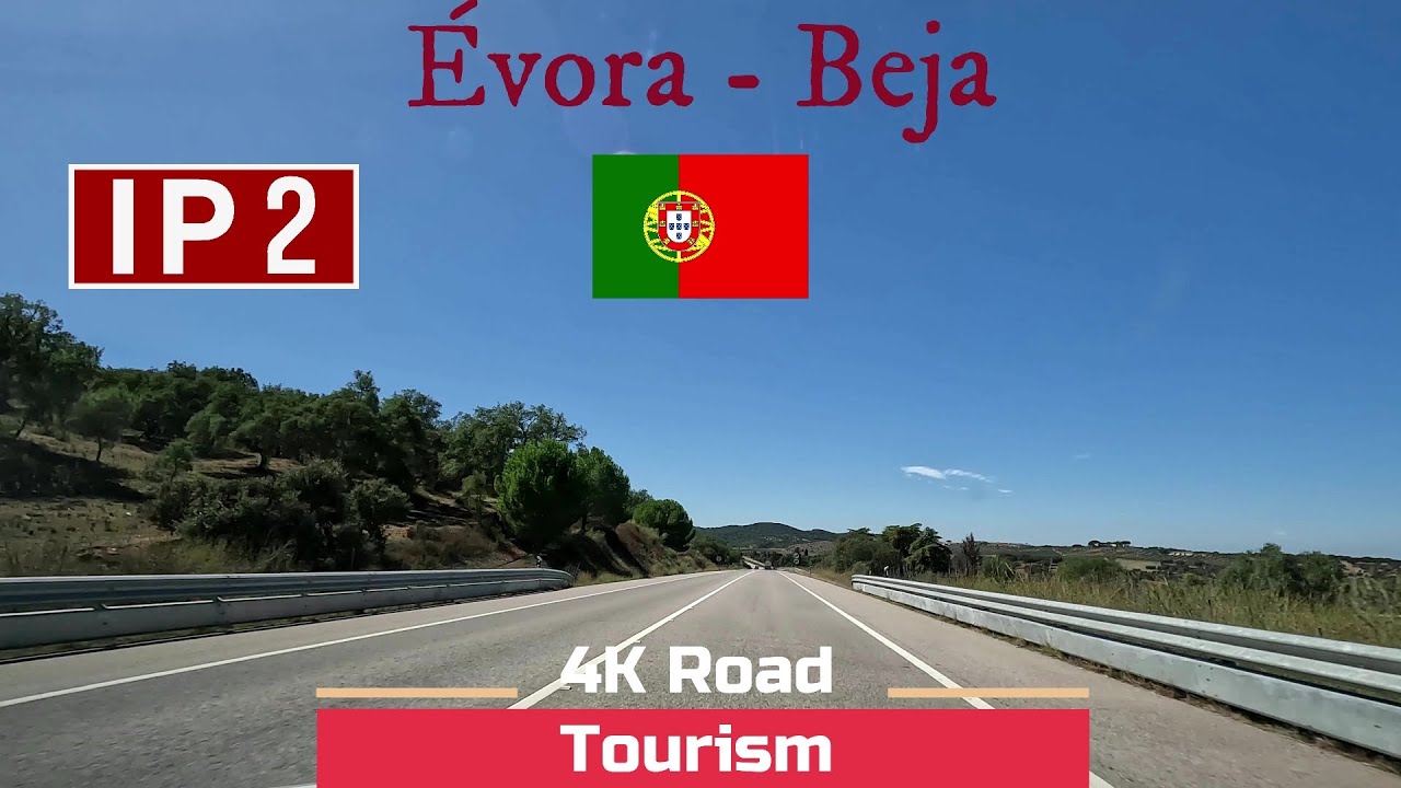 Driving Portugal: IP2 Évora - Beja - 4k scenic drive Alentejo