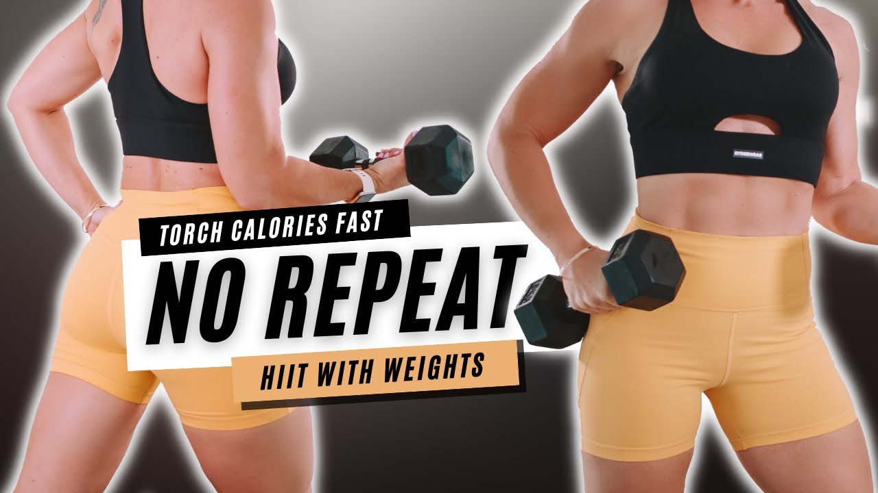 60 Min No Repeat Full Body Weights Workout