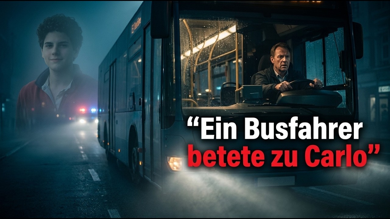 Ein Busfahrer betete zu Carlo, bevor er auf die Straße fuhr — Minuten später rettete etwas 42 Leben.