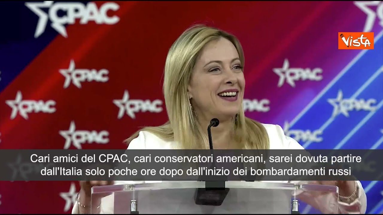 Giorgia Meloni in America: 