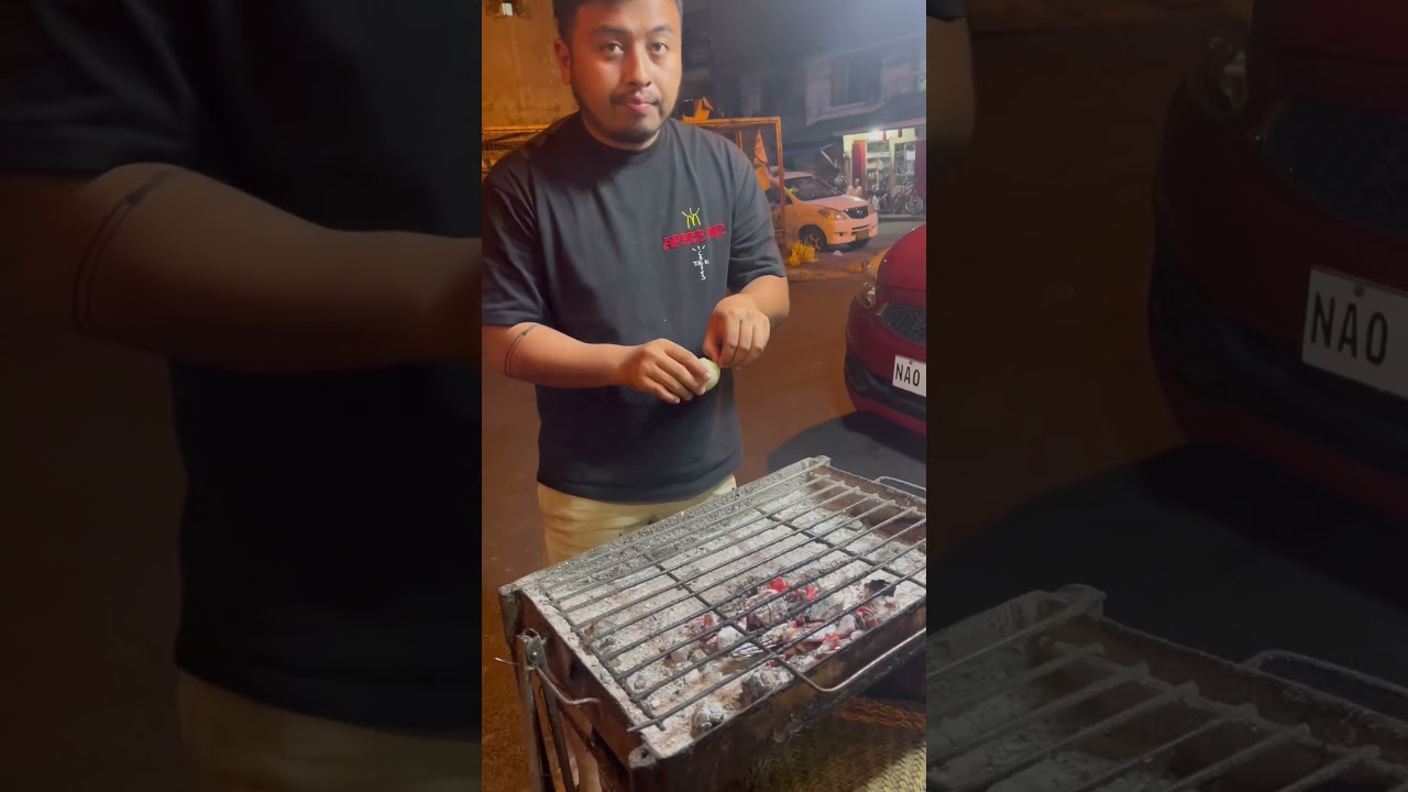 Trying famous grilled balut #jimmorales