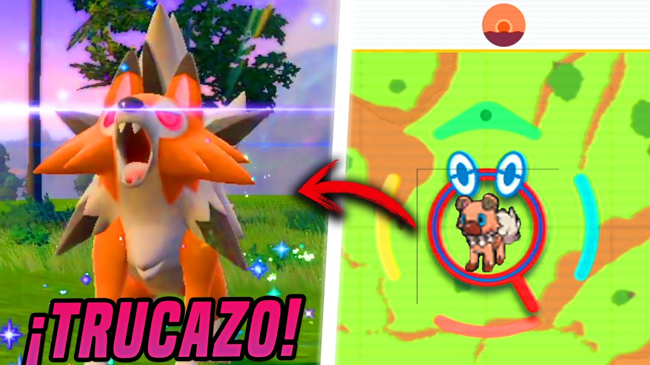 🌟 Cómo EVOLUCIONAR a ROCKRUFF en LYCANROC CREPUSCULAR en Pokémon Escarlata y Púrpura