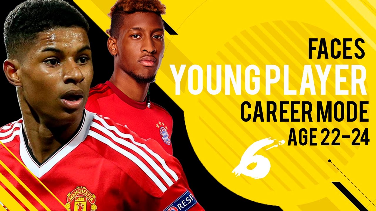 FIFA 17 Career Mode - Young Player Faces Age 22-24 PART 6