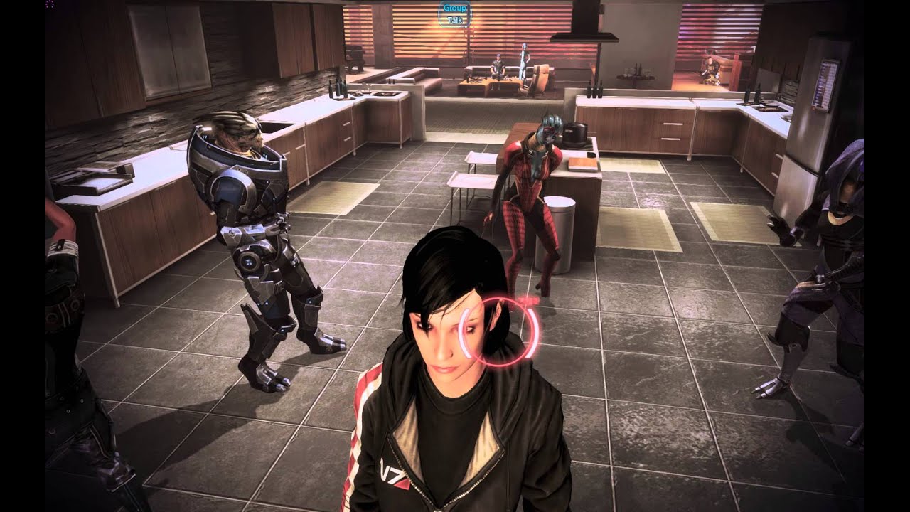 Shepard Dancing in Citadel DLC - Mass Effect 3