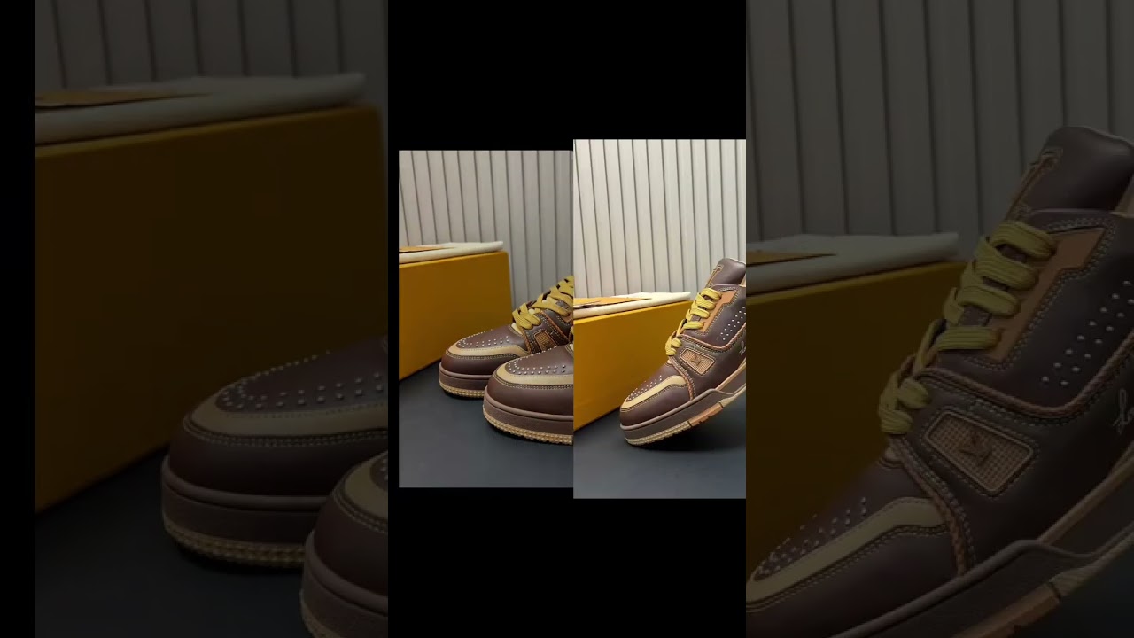 LV Trainer Sneaker Brown