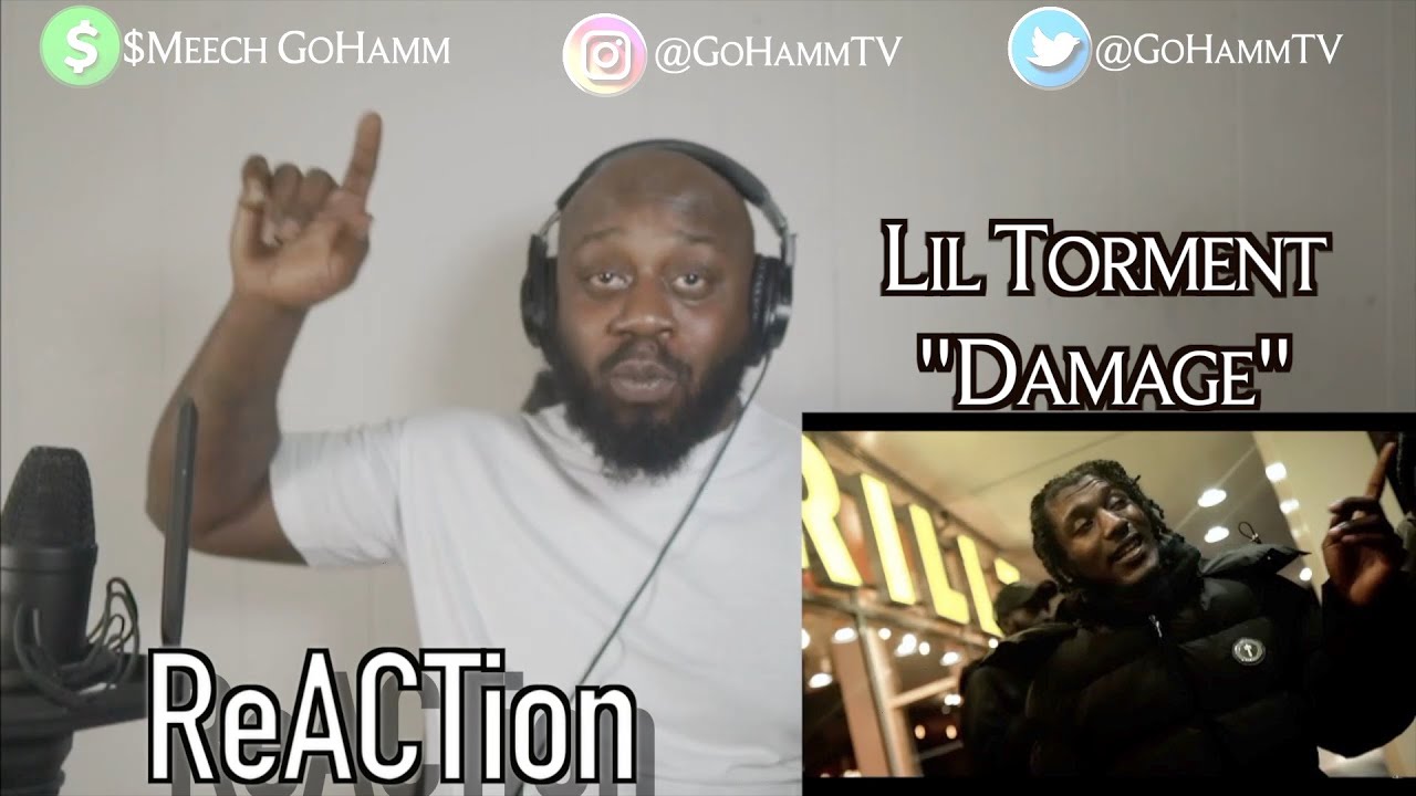 American Reacts | LIL TORMENT - Damage [GoHammTV]