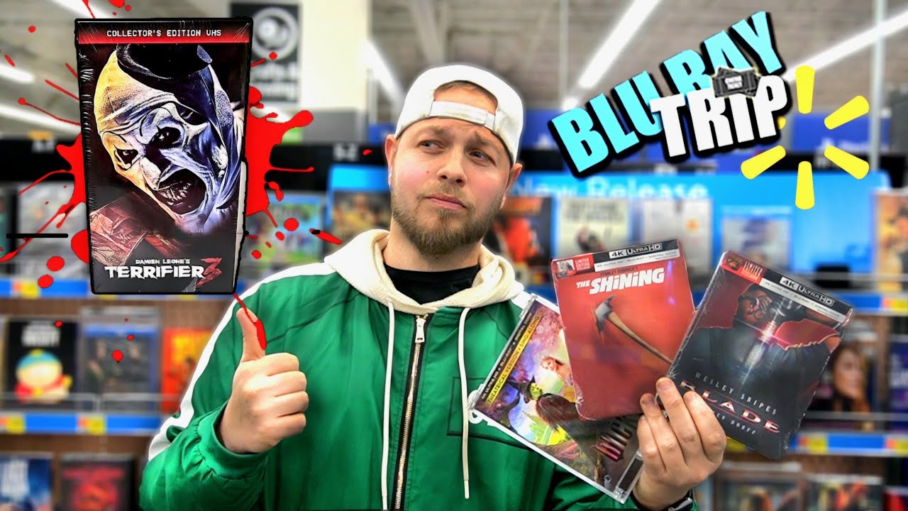 Walmart Hunting for the NEW Terrifier 3 VHS Tape! Also Wicked on 4k along with New 4k STEELBOOKS!