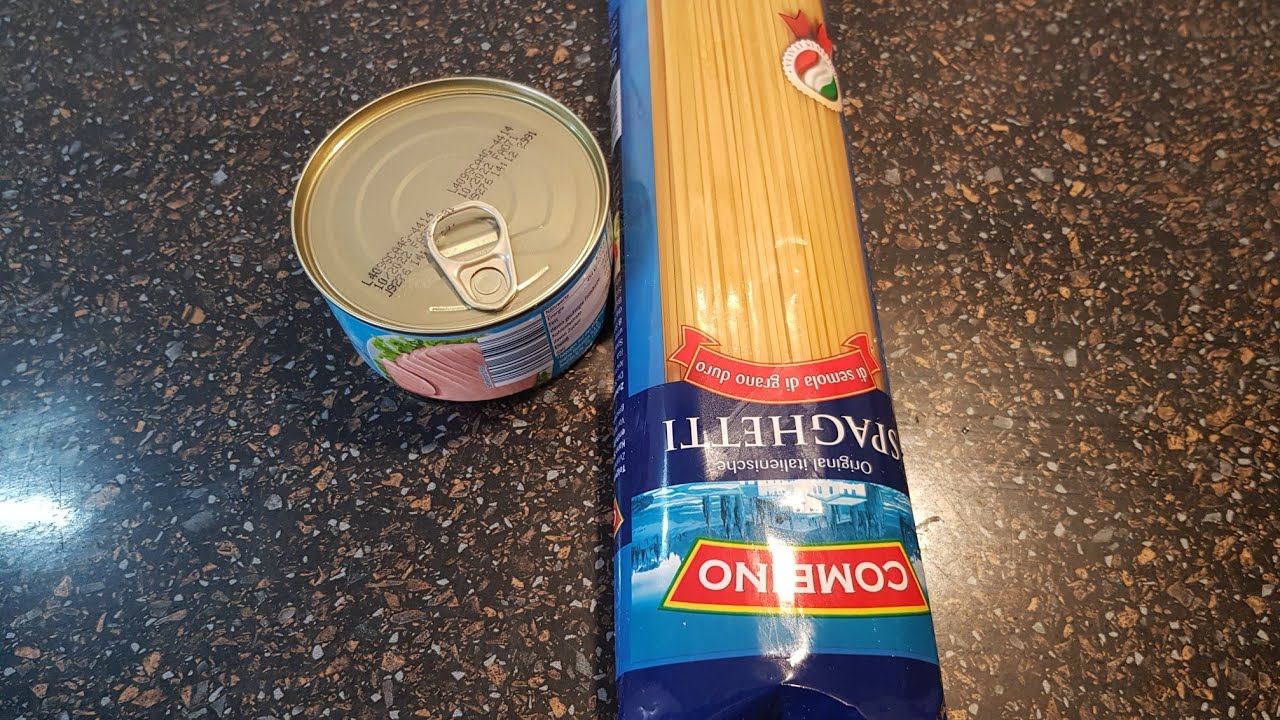 مكرونة بالتونة و البطاطا بأسهل طريقة🍝😋