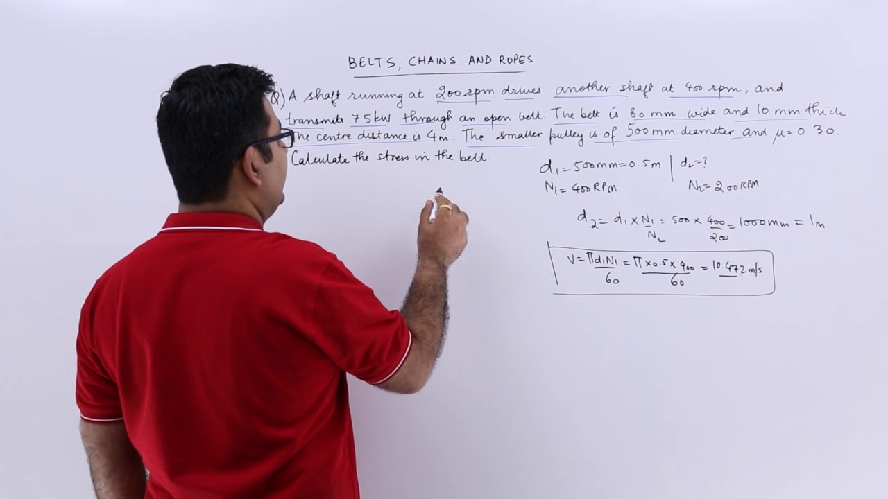 Problem 2 On Belts