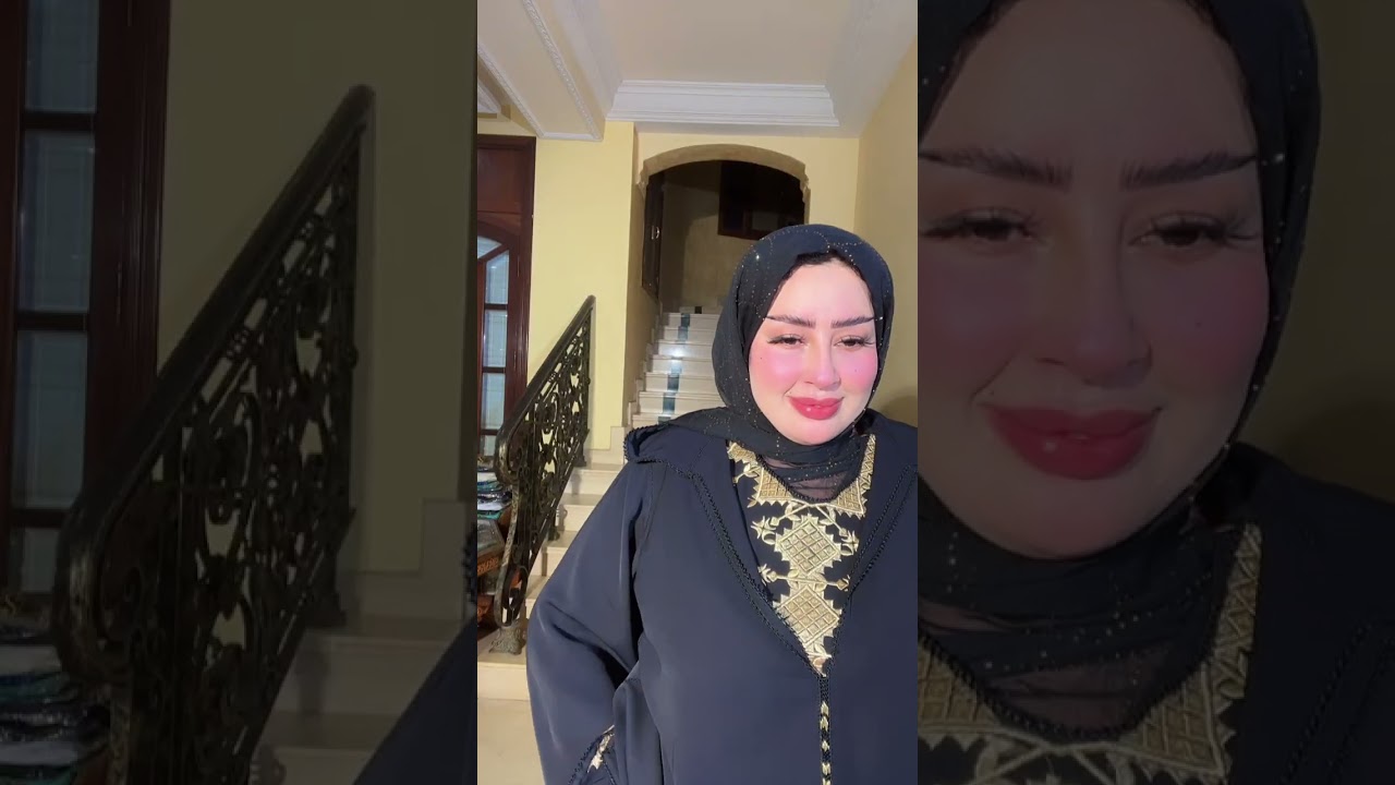 فاطمة معازي أم مهاب جلابة قطعتين (2 بياس) بـ 800 درهم فقط! همازة لا تفوت 👗🔥