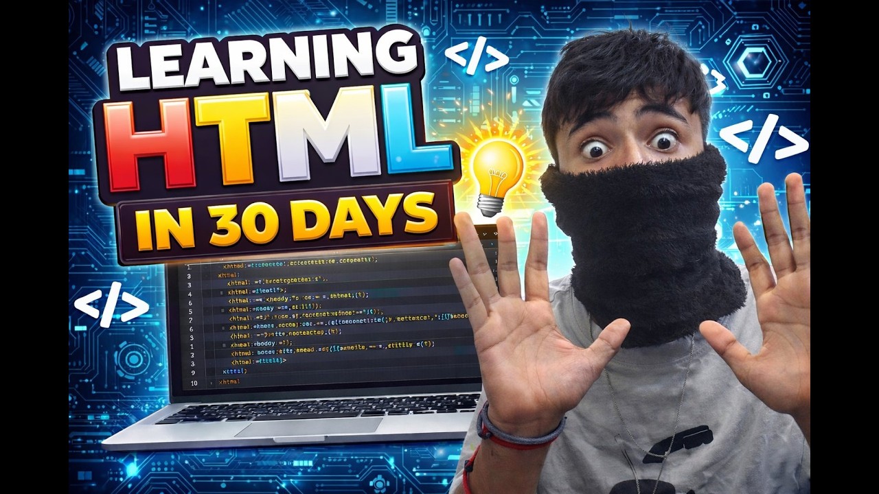 HOW I LEARNED HTML LANGUAGE IN JUST 30 DAYS AND TRIED TO CREATE WEBSITE. #htmltutorial #css