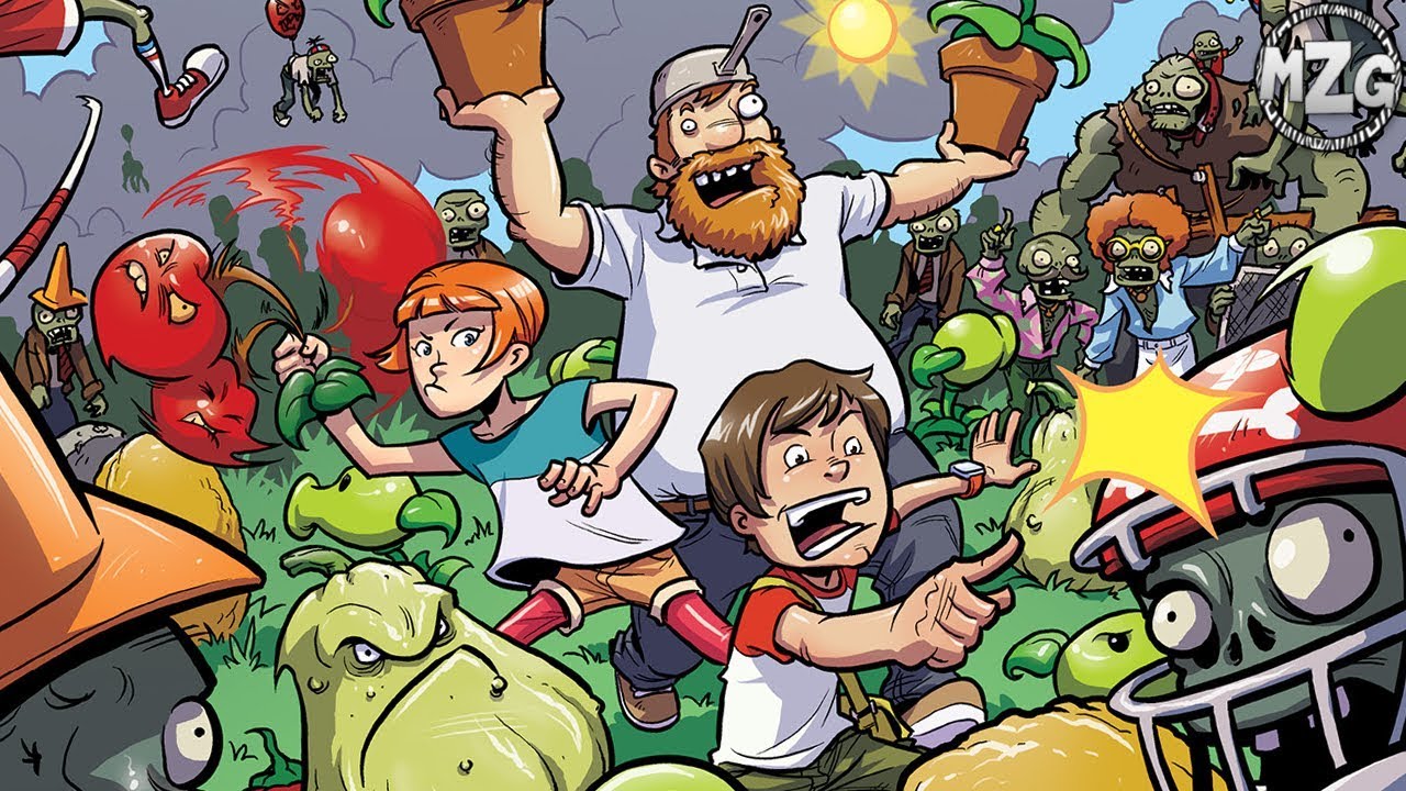 Plants vs. Zombies COMIC BOOK!? - PvZ Comic Read-along! - Lawnmageddon Issue #1
