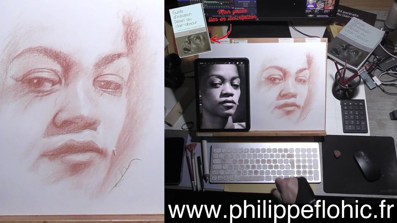 Test d'un nouveau papier  au clair-obscur, avec Philippe Flohic,  atelier le  24 01 2026