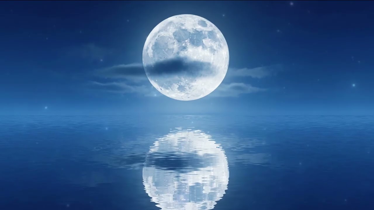 Moonlit Ocean Rain Sounds – 10 Hours Peaceful Night Ambience for Sleep, Relaxation & Meditation