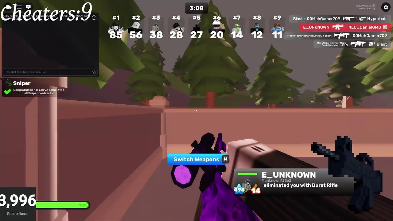 [🔴live] Grinding Arch Nemesis in Roblox Rivals