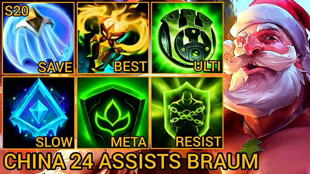 Braum S Rating Support With 24 Assists - China Wild Rift New Meta Build & Runes By Tiarty