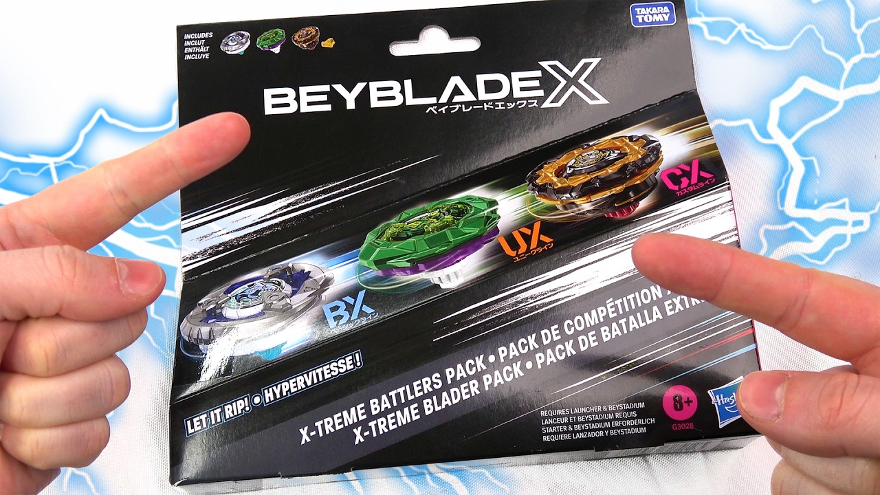 Новый набор Hasbro X-Treme Battles наконец-то здесь! Распаковка Beyblade X.